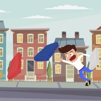 El hombre y la piedra. Fábula de Fedro para niños