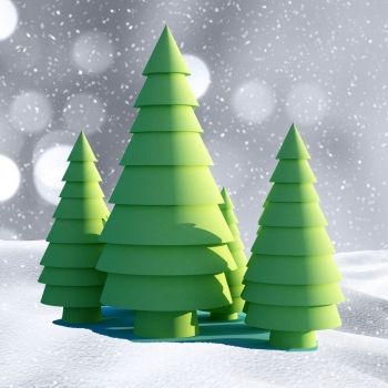 Árboles de Navidad caseros para hacer con los niños