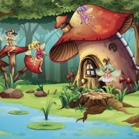 Cumpleaños en el bosque. Cuentos para niños sobre el bosque