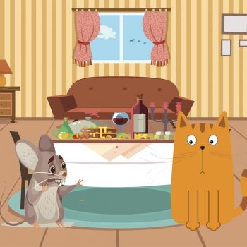 Una comida peligrosa. Cuento para niños sobre la amistad