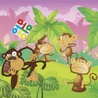 El parchís de los monos. Fábula moderna para niños
