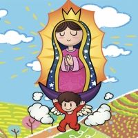 La bonita historia de la Virgen de Guadalupe para los niños