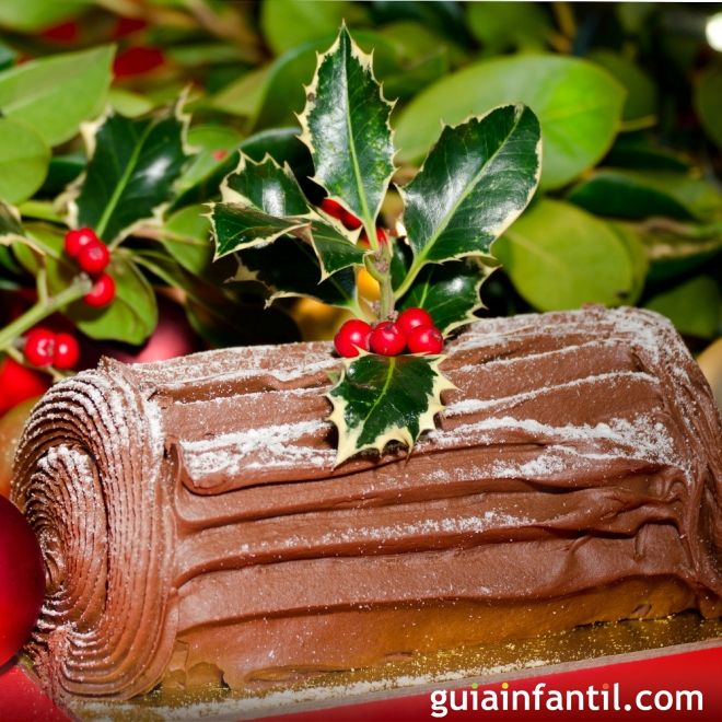 10 recetas de Troncos de Navidad para los niños