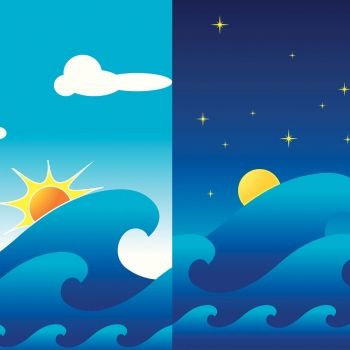 Las mareas. Cuento infantil para explicar el movimiento de las mareas