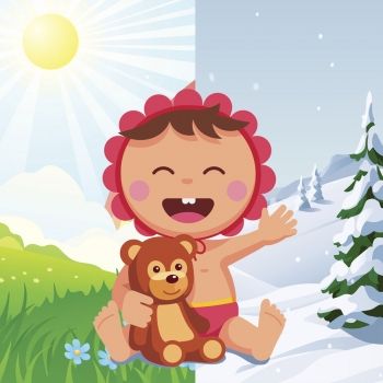 Por aquí, frío. Canción para jugar con los bebés