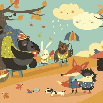 Cuando pasó la tormenta. Poema infantil para días de lluvia