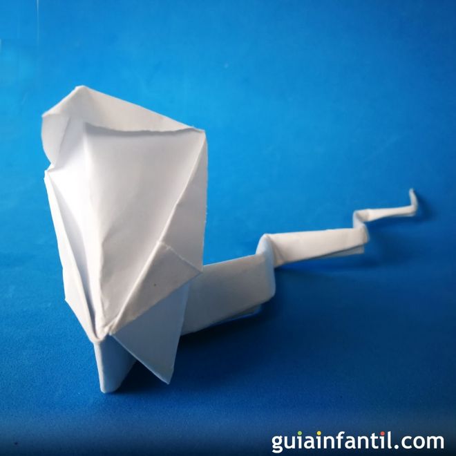 Cobra De Origami Papiroflexia Divertida Para Hacer Con Niños