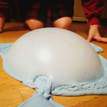 Cómo hacer un slime gigante para crear una enorme burbuja con los niños