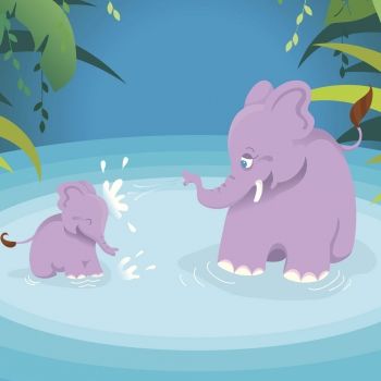 Chiquitín y los elefantes desobedientes. Cuento para niños rebeldes