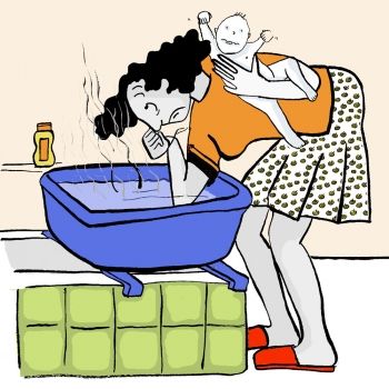 El embarazo y el parto en ilustraciones y dibujos
