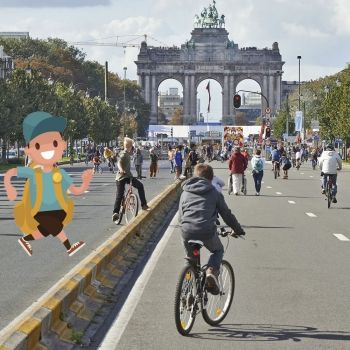 Cómo llegar y moverse por Bruselas con niños