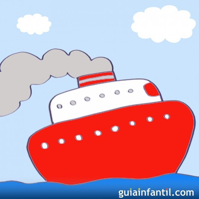 Cómo hacer, paso a paso, un dibujo de un barco