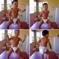 El éxito y la espontaneidad de un bebé que baila samba