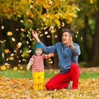 El otoño llama a la puerta de los niños. ¡A disfrutar!