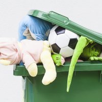 El destino de los juguetes usados de los niños