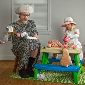 Divertida serie fotográfica de una padre con su hija