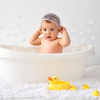 ¿Está limpia la bañera de tu bebé?
