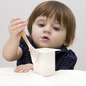 El yogur en la alimentación del bebé