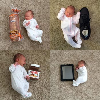 Cómo crece un bebé prematuro comparado con objetos cotidianos