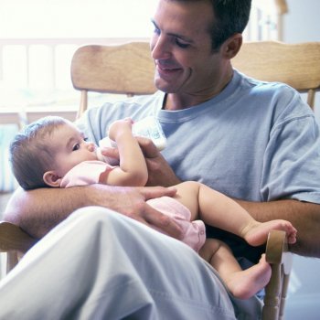 El mejor momento del día con mi bebé