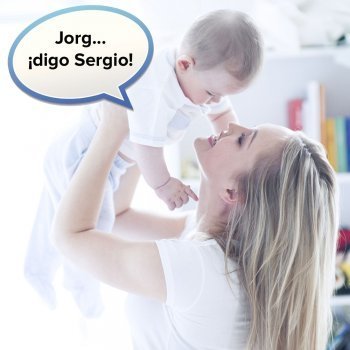 Por qué las madres confunden los nombres de los hijos