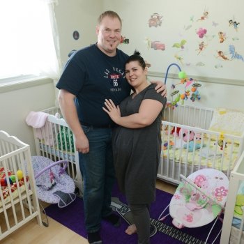 La mujer embarazada de quintillizos cuyos bebés se esfumaron