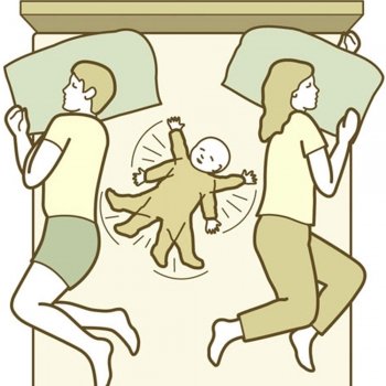 Las divertidas ilustraciones del colecho. Lo que puede ocurrir cuando duermes con el bebé