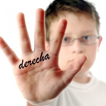Niños con problema para distinguir derecha de la izquierda