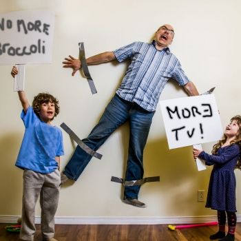 Cómo afrontar una pelea familiar con los niños