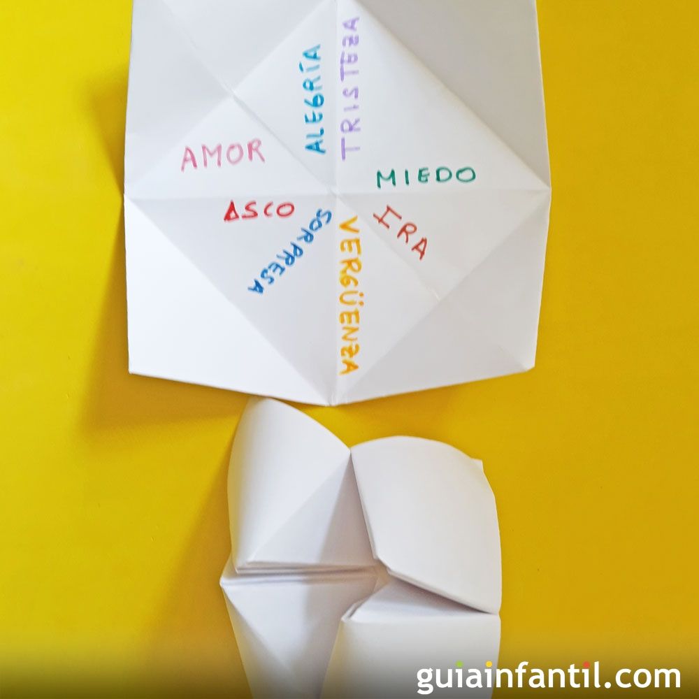 Cómo hacer un comecocos de papel para niños