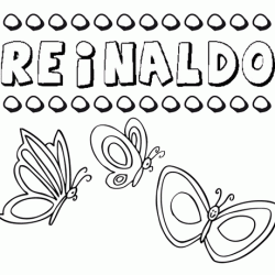 Reinaldo: dibujos de los nombres para colorear, pintar e imprimir