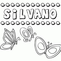 Sigfrido: dibujos de los nombres para colorear, pintar e imprimir