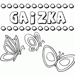 Gaizka: dibujos de los nombres para colorear, pintar e imprimir