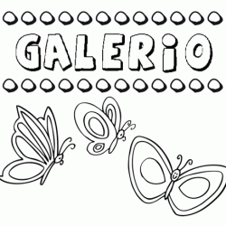 Galerio: dibujos de los nombres para colorear, pintar e imprimir