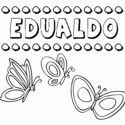Edualdo: dibujos de los nombres para colorear, pintar e imprimir