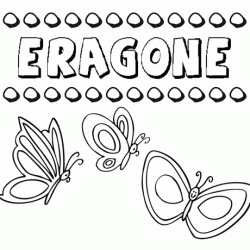 Eragone: dibujos de los nombres para colorear, pintar e imprimir