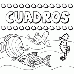 Dibujos de los nombres. Nombre Cuadros para pintar, colorear e imprimir