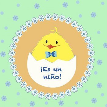 Tarjetas para anunciar el nacimiento del bebé