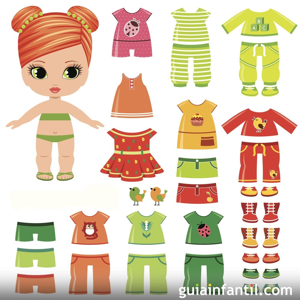 Dibujos para colorear de prendas de ropa