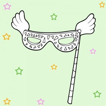 Dibujos de antifaces para pintar