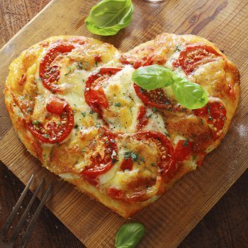 Recetas saladas con forma de corazón