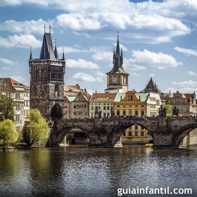 Viajar con los niños. Fotos de Praga