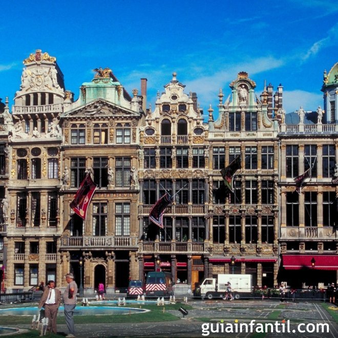 Viajar con los niños. Fotos de Bruselas