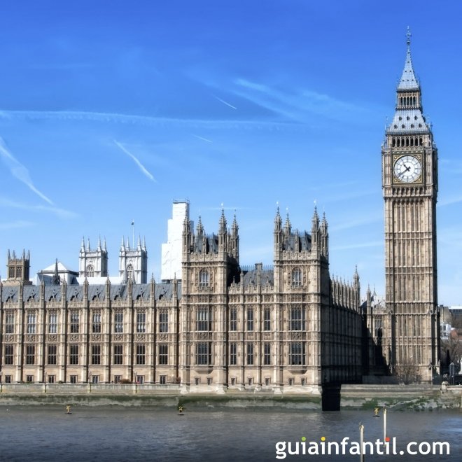 Viajar con los niños. Fotos de Londres