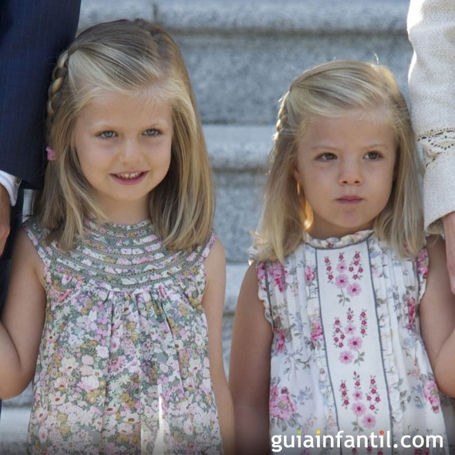 Niñas princesas de las Familias Reales europeas