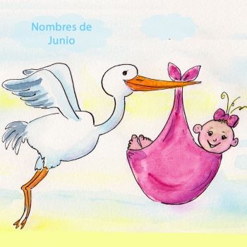 Nombres del santo de Junio para colorear con los niños