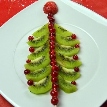 Ideas de postres con frutas para Navidad con niños