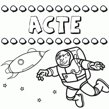 Significado del nombre Acte. Nombre para niños