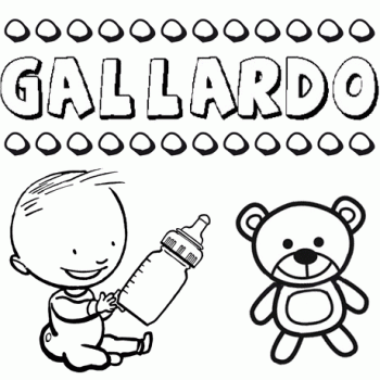 Significado del nombre Gallardo. Nombre para niños