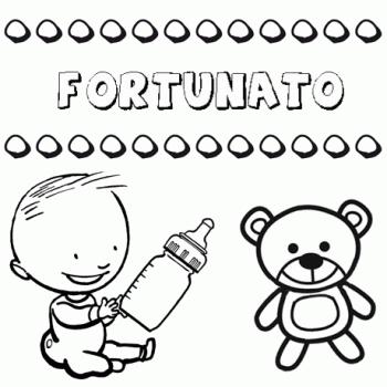 Significado del nombre Fortunato. Nombre para niños